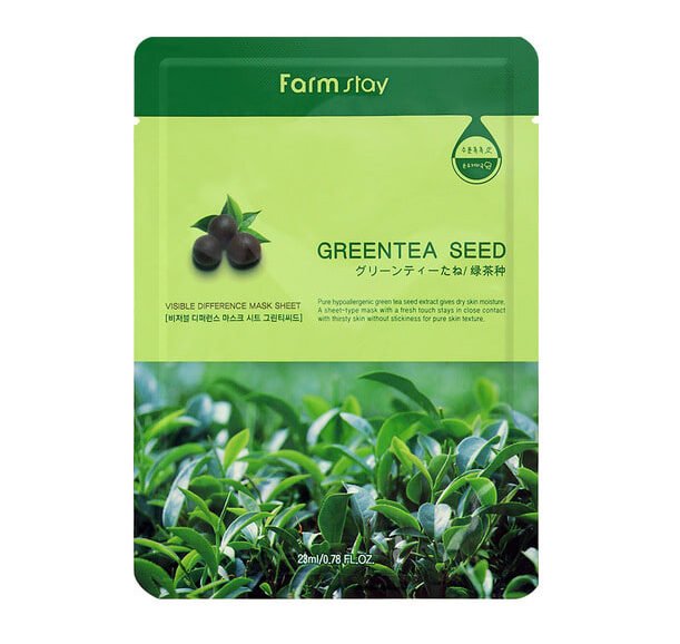 Farmstay Visible Difference Mask Pack Green Tea Seed