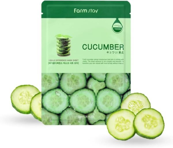 7cfecb95-be86-48a4-8604-b3779e9b9a73 Farmstay Visible Difference Mask Pack Cucumber
