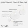 APLB Retinol Vitamin C Vitamin E Sheet Mask